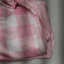 egeme 2 Set Gingham Arch Backdrop Cover 7.2ft 6.6ft Arch Cover, Pink
