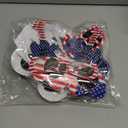 American Flag Glasses 8pcs, Fourth 4th of July Party Accessories, USA Veterans Day decoration Memorial Day Patriotic Party Favors, Red White and Blue Photo Booth Props