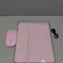 Keyboard Case for iPad 9.7 inch, iPad 6th Generation (2018), iPad 5th Gen (2017), iPad Air 2 (2014), - Mouse and Detachable Keyboard for iPad Pro 9.7, Slim Case with Pen Holder, Auto Sleep/Wake-Pink