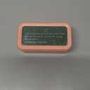 Peakeep Night Light Digital Alarm Clock with Indoor Temperature, Battery Operated Desk Small Clock (Light Salmon Pink)