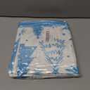 2 x Lanpn White and Blue 16x16 Christmas Pillow Covers Set of 4, Decorative 16 Inch Winter Snowflake Throw Pillow Case Xmas Cushion Cover for Indoor Home Sofa Light Blue