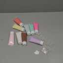 ASTRYAS Simulation Decoden Cream Glue Kit 9PCS 50g Fake Whipped Cream Glue Clay DIY Making Art Craft Kit with Plastic Decorating Mouth for DIY Phone Case Craft Party Birthday Gift (Rainbow Color Set)