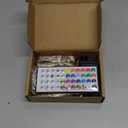 50ft Fairy Lights Plug in, Dimmable 25 Colors 14 Modes RGB+Warm White Color Changing String Lights,150LED Twinkle Lights with Remote, Christmas Fairy Lights for Indoor Outdoor Party Xmas Dcor