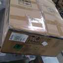 EXCEBET Big and Tall Office Chair with Footrest, PU Leather High Back Executive Office Chair 400lbs, Ergonomic Computer Chairs Lumbar Support for Heavy People (All Black)