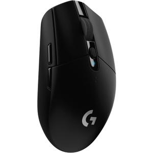 Logitech G305 Lightspeed Wireless Gaming Mouse, Hero Sensor, 12,000 DPI, Lightweight, 6 Programmable Buttons, 250h Battery, On-Board Memory, Compatible with PC, Mac - Black