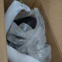 VEVOR Saddle Stool with Back Support and Wheels, 450 LBS Weight Capacity Ergonomic Rolling Stool, Height Adjustable Thickened PU Leather Swivel Saddle Chair for Salon, Spa, Massage, Tattoo, Black