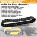 Dewinston Heavy Duty Rubber Tracks 180x72x36 for Mini Skid Steers
