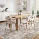Area Rugs 9x12 Living Room: Washable Large Abstract Modern Neutral Soft Rug Stain Resistant Non-Slip Backing Carpet for Bedroom Dining Room Indoor Nursery Dorm Home Office Decor - Brown Grey