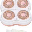 Legs Shaver, Legs Hair Remover Replacement Heads for Finshing Toush Flawliss Replacement Heads with 1 Cleaning Brush