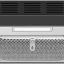 SNDOAS Black Range Hood 36 inch,Ductless Under Cabinet Range Hood Included Carbon Sponge Filter,Ducted Optional,Kitchen Hood 36 inch with 2 Vents,2 Speeds,Hard Wired Stove Vent