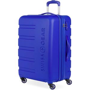 SwissGear 7366 Signature Hardside Expandable Luggage with Spinner Wheels, TSA Lock, Cobalt, Checked-Medium 23-Inch