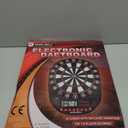 WIN.MAX Electronic Dart Board Soft Tip Dartboard Set LED Displays 3 Languages with 12 Darts 100 Tips Power Adapter