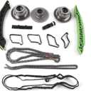 2710503347 Timing Chain Kit with Camshaft Adjuster Fit for Mercedes W203 W204 SLK250 E250 M271 C200 Aftermarket Parts Replace for 2710300563, 2710521903, 2710503447