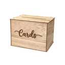 Rustic Wooden Card box 12"x 9"x 9" Card Box for Wedding Birthday Baby Shower Graduation Party