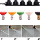 Pressure Washer Spray Gun - for Ryobi Pressure Washer Gun M22-14MM and M22-15MM Hose Connectors - with 1 Tips Holder and 5 Spray Nozzle Tips
