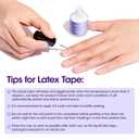 2 x Gellen Gel Polish Remover Kit - Gel Nail Polish Remover with Latex Tape Peel Off Liquid and Manicure Tools, Quick & Easy Gel Polish Remover in 2-5 minutes, No Damage to Nails (0.18 Fl Oz (Pack of 6))