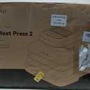 HTVRONT Auto Heat Press 2 - Heat Press Machine for T Shirts with Adjustable Pressure & Higher Heating Height, Heats Up Fast & Evenly Heat Press 15x15 for HTV, Sublimation, Heat Transfer Projects