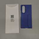 Samsung Galaxy Z Fold7 Silicone Phone Case, Protective Cover with Stand, Secure Grip, Soft, Comfortable Design, US Version, Navy