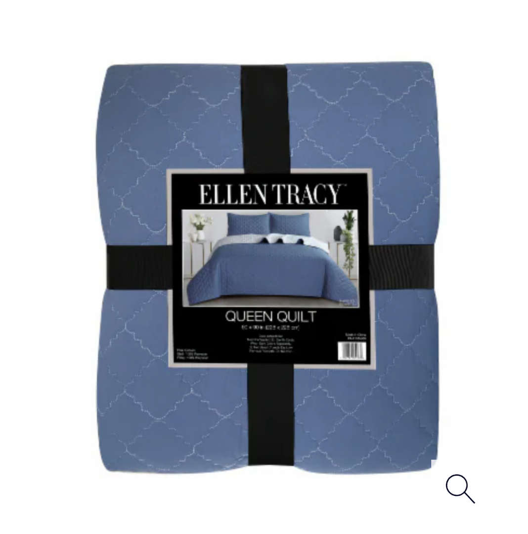 Ellen Tracy™ Single Quilt 100% Polyester Full / Queen