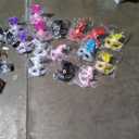 Sratte Mardi Gras Couple Masquerade Mask with Feather Flower Unisex Half Face Venetian Mask for Carnival Parade Valentine, 32 Pcs