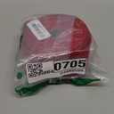 Syhood Christmas Wired Velvet Ribbon with Gold Edge Waterproof Velvet Decoration Ribbon Wrapping for Xmas Wreath Bows Floral Craft Ornaments(2.5 Inch X 20 Yard,Scarlet)