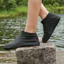 2 x Waterproof Shoe Covers Upgraded,Rain Shoe Covers Reusable Silicone Non Slip Shoe Covers for Outdoor,Rain Shoe Covers for Women and Men (X-Large, Black)