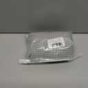 Stool Covers Rectangle,2 Pack Stretch Rectangle Bar Stool Covers Jacquard Vanity Stool Cover Washable Counter Stool Covers Saddle Seat Cover with Elastic Band for Wooden Metal Bench(Light grey)