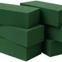 Mindful Design 6-Pack Floral Foam Blocks Dry & Wet for Fresh and Artificial Flowers, 7.8” L x 3.5” W x 2.4” H – Ideal for Weddings, Birthdays, Home, Office, and Garden Decor