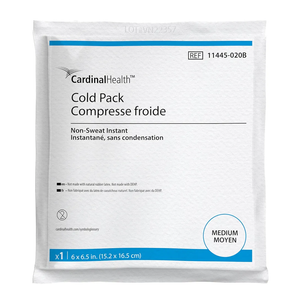Cardinal Health™ Non Sweat Instant Cold Pack, Medium, 6 x 6.5IN, Case of 32