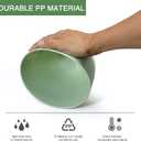 SwinDuck 6 Inch Plant Pots, 12 Pack Plastic Planters Modern Flower Pot with Drainage Holes and Saucers for All House Plants, Herbs, Flowers and Seeding Nursery, Colorful