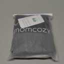 Momcozy Pumping Bra Hands Free All Day Wear Pumping & Nursing Bra in One Holding Breast Pump for Spectra, Medela (Black, Grey-2 Pack) Small 