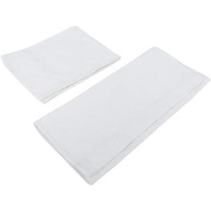 EBTOOLS 1 Set Director Chair Canvas Replacement Cover, 20.5 X 16.5/20.6 X 7.7inch Chair Replacement Canvas for Home Director Chair(White)