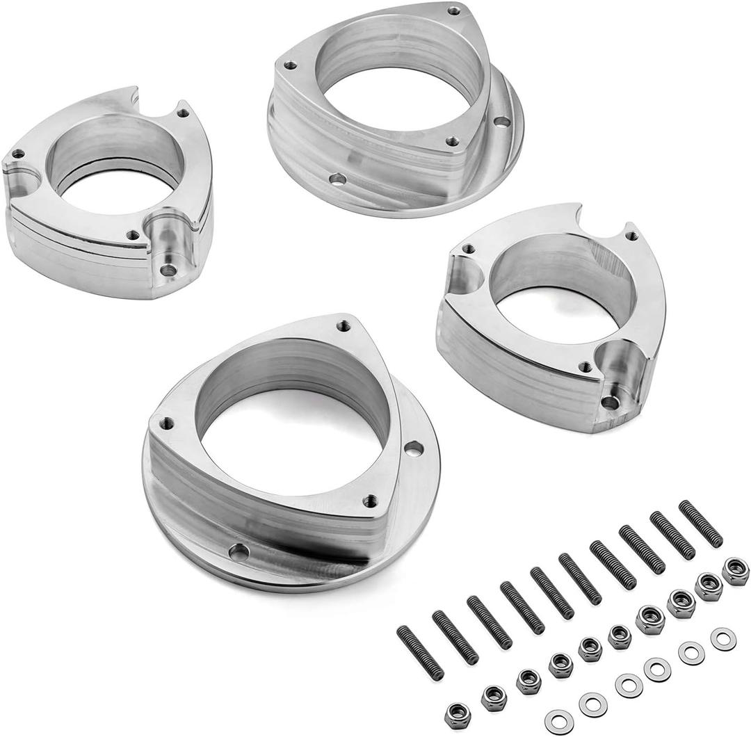 WSays 3" Shock Lift Kit Suspension Extension Spacers Compatible with Subaru Forester Impreza Legacy Outback Saab 92-X 1995-2008