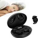 IFECCO Invisible Sleep Earbuds - Small Wireless Sleep Headphones for Side Sleepers,Comfortable Blocking Noise,IPX6 Waterproof Wireless Headphones for Sleeping (Black)