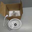 Clarston 2L Cool Mist Humidifier for Bedroom with 360 Adjustable Nozzle, High and Low Mist Levels, Ultra-Low Noise, Light-Off, No BPA, Auto Shut Off, Ideal Baby Humidifier with Easy Top Filling