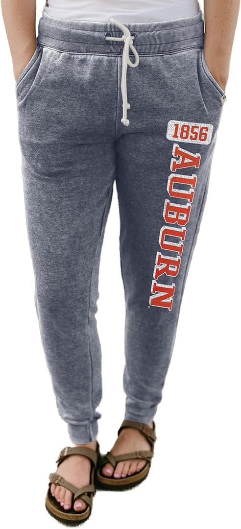 Blue 84 NCAA Womens NCAA Officially Licensed Women's Jogger Sweatpants Burnout (X-Large, Team Color)