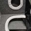 Cat Hideaway Covered Cat Bed Cat Cubes Foldable Cat Houses & Condos for Small Animals Cats Multi Small Pet New Years Gifts/1262, Gray