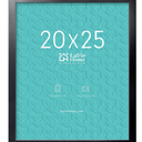 20x25 Picture Frame Black, Puzzles Frame for Wall Decoration, Classic Black Minimalist Style Suitable for Decorating Houses, Offices, Hotels, Puzzles Posters Photos or Artwork（1 Pack）