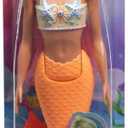 Barbie Mermaid Doll with Pink Fantasy Hair & Headband Accessory, Toy with Starfish-Inspired Bodice & Soft Orange Tail