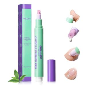 9 x Gellen Cuticle Oil Pusher Pen, Ceramic Cuticle Remover Pen, 6ml Nourishing Nail Oil Pen, Nail Care Pen for Hangnails & Easy & Mess-Free Cuticle Pusher Tool, Nourish & Strengthen Nails