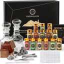 Alcohol Infusion Kit,14 Natural DIY Whiskey Making Kit for Infusing Bourbon,Tequila, Rum with Custom Botanicals, Perfect Alcohol Infusion Kits Stocking Stuffers for Men for Men, Dad, Husband