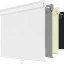 ChrisDowa Blackout Roller Shades for Window, Cordless Pull Down Blinds, 63"W x 72"H