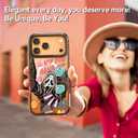Rosarnnah for iPhone 17 Pro Case Cute - Compatible with Magsafe - Durable Shockproof 6.6 ft Drop Impact Phone Case - Funny Skeleton Halloween Horror Design (6.3") Black