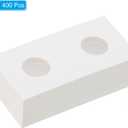 PATIKIL 2x2 Coin Flips, 400 Pack 20.5mm Cardboard Coin Holder Paper Coin Holders for Coin Collection Supplies Collector, White