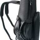 Alto Saxophone Case - 2-in-1 Padded Backpack Gig Bag with Flute Pocket, 20mm Soft Padding Lightweight Protective Carry Case for Saxophone Players (Black)