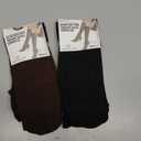 Winterlace Womens Trouser Socks, Opaque Stretchy Nylon Knee High, Many Colors, 6 or 12 Pairs, Size 9-11