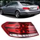 LH USA Type Outer Tail Light Compatible with 2014-2016 Mercedes Benz E-Class W212 E350 E400 E550 E63 AMG Rear Tail lamp Bake Lamp Left Driver side 2129061303