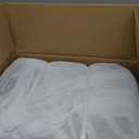 LE SURE Foldable Human Dog Bed - 3 in 1 Flexible Giant Human Dog Bed for Adult People with Supportive Bolster Egg Foam, Waterproof Liner, Calming Fluffy Faux Fur Orthopedic Big Bean Bed, Soft Grey