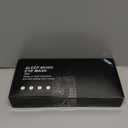 Sleep Headphones Bluetooth 5.4, 3D Sleep Mask with Ultra-Thin HD Stereo Speakers, Wireless Music Eye Mask Headphones for Side Sleepers, Travel, Relaxation (Black Silk)