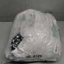 Kivary Gothic Black Satin Lace V Neck A Line Long Prom Corset Wedding Dresses.M